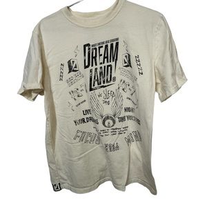 High End DREAMLAND NYC Streetwear Cream Urban Men’s XL T-Shirt MINTY